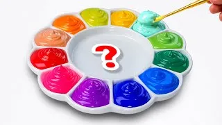 Thumbnail: I Tried VIRAL Rainbow Candy Acrylic Color Mixing Hacks... and Got THIS | Satisfying Color Video