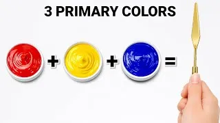 Thumbnail: What Happens When You Mix 3 Primary Colors | Satisfying Color Mixing