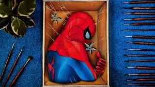 Thumbnail: Drawing Spider-Man: Brand New Day | 3D oil painting | arturzza