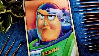 Thumbnail: Drawing Toy Story: Buzz Lightyear Oil Painting | Time-Lapse Art| arturzza |
