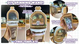 Thumbnail: DIY Customizable Spinning Wand Tutorial! ˚ʚ♡ɞ˚ (+Free Templates)