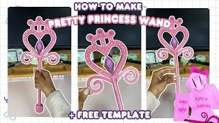 Thumbnail: How To Make Pretty Princesses Wand! 🎀💗 |+Free Templates|