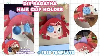 Thumbnail: DIY Ragatha Hair Clip Holder Tutorial!🧵🎀⭐ (+Free Templates)
