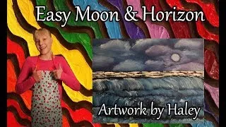 Thumbnail: Art: Easy Moon and Horizon Painting Tutorial