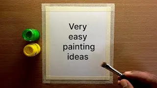 Thumbnail: Easy painting ideas for beginning / painting for beginning / Easy Watercolor painting 