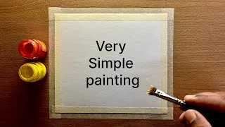 Thumbnail: Very Simple Painting for Beginners / Easy Watercolor Painting for Beginners / step by step 