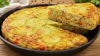 Thumbnail: Zucchini Cabbage Pie in a Pan! Easy Dinner Without an Oven