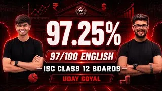 Thumbnail: 97.25% in ISC Boards | Ft. Uday Goyal | ISC | Class 12 | Boards Results