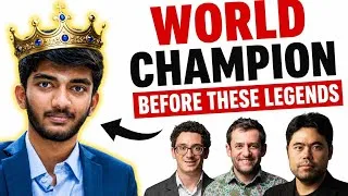 Thumbnail: How did Gukesh became WORLD CHAMPION before Hikaru, Levon, and Caruana? 
