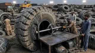 Thumbnail: Top 7 Amazing Factory Processes of Recycling Old Tires | Tire Recycling