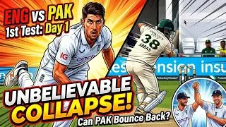 Thumbnail: ENG vs PAK 1st Test Day 1| Can PAK Bounce Back?