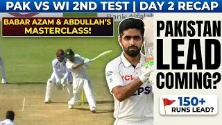 Thumbnail: PAK vs WI 2nd Test Day 2 Review | Babar 86 & Abdullah 107*