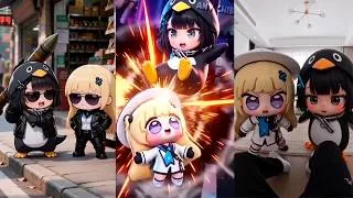 Thumbnail: GuguGaga VS Baby Chibi Funny Moments #cute #penguin #chibi #kawaii  #cutevideo #penguingirl