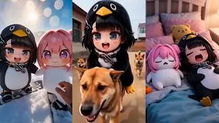 Thumbnail: Adorable Baby Chibi Funny Moments 8 #cute #penguin #chibi #kawaii #adorable #cutevideo #penguingirl