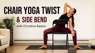 Thumbnail: Chair Yoga Twist & Side Bend Flow | Christina Raskin