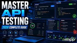 Thumbnail: Best API Testing Guide for 2026 | API Testing Explained, Postman, Automation & CI/CD
