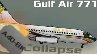 Thumbnail: Gulf Air Flight 771 crash animation Ascent And Collapse