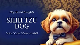 Thumbnail: "Shih Tzu Dog 🐶 Complete Guide in Hindi | Price, Care, Pure vs Mix"