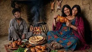 Thumbnail: Surviving -40°C in Rural Afghanistan | A Two-Headed Wife Rescues Rabbits and Cooks Dinner