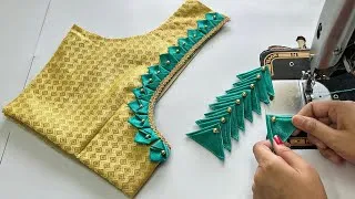 Thumbnail: Latest Blouse Design Back | Blouse Back Neck Design | Cutting And Stitching Back Neck Blouse Design