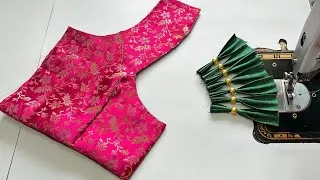 Thumbnail: Blouse Back Design | Blouse Ka Design | Cutting And Stitching Back Neck Blouse Design | Blouse Neck
