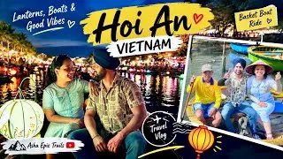 Thumbnail: Hoi An at Night Was UNREAL! 🏮🇻🇳 Lantern Boat Ride & Basket Boat Adventure