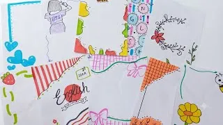 Thumbnail: 25+ ADORABLE PAGE BORDER IDEAS FOR YOUR NOTEBOOK! #ashartstudio #artstudio Border Designs  Notebook 