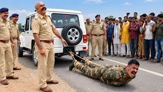 Thumbnail: आर्मी ऑफिसर को घसीटना 😱 Inspector को पड़ा भारी, फिर जो हुआ....