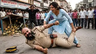 Thumbnail: DM मैडम को थप्पड़ मारना इंस्पेक्टर को पड़ा भारी,😱 फिर जो हुआ.....