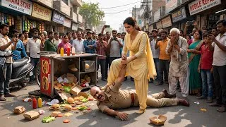 Thumbnail: इंस्पेक्टर ने जिस लड़की को मारा थप्पड़, वही थी जिले की IPS मैडम... फिर जो हुआ 😱".....
