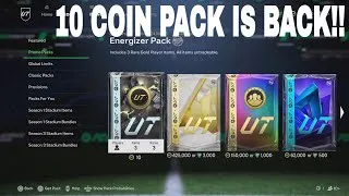 Thumbnail: 10 Coin Energizer Pack Is Back!! Get Yours! FC 25 Ultimate Team!