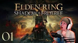 Thumbnail: Love a tall lady with a sword | Elden Ring Shadow of the Erdtree First Playthrough | Episode 1