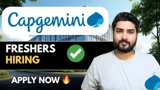 Thumbnail: Capgemini Hiring Freshers🔥Multiple Opportunities
