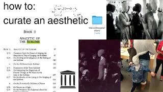 Thumbnail: The philosophy of aesthetics and cultivating a digital ecosystem