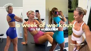 Thumbnail: MY 5 DAY GYM SPLIT | my current workout routine as a Personal Trainer