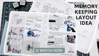 Thumbnail: Memory Keep With Me  | Cute Scrapbook/Memory Keeper Layout Ideas