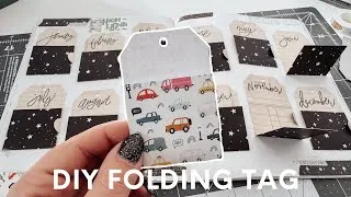 Thumbnail: DIY Foldable Tag for Book Journals & Scrapbooking ✂️ | Easy Memory-Keeping Technique