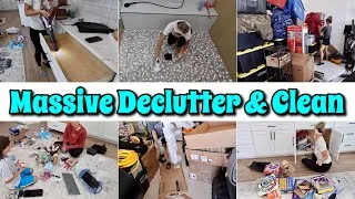 Thumbnail: FILTHY GARAGE & CABINETS DECLUTTER | BATHROOM DEEP CLEAN | MASSIVE DECLUTTER + CLEAN