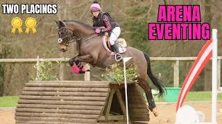 Thumbnail: 3 HORSES, 1 TODDLER, 1 DOG & A WIN! | ARENA EVENTING || VLOG 215