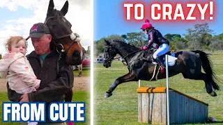 Thumbnail: FROM CUTE TO CRAZY! | EVENTING TWO HORSE WITH THE FAMILY || VLOG 213