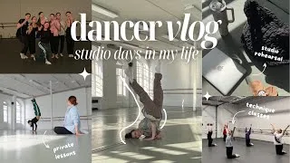 Thumbnail: Professional Contemporary Dancer: studio days in my life vlog