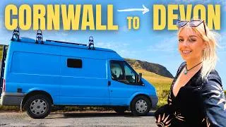 Thumbnail: CORNWALL to DEVON - UK VANLIFE 🚐👙⛰️
