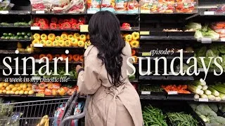 Thumbnail: sinari sundays | coffee + errands + filming makeup videos + more