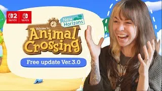 Thumbnail: AM I DREAMING?! Animal Crossing: New Horizons 3.0 update REACTION
