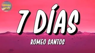 Thumbnail: 🎵 Romeo Santos - 7 Días | Santana, Bad Bunny, Cris MJ (Letra\Lyrics)