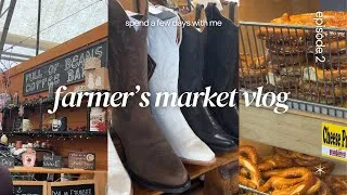 Thumbnail: ep. 2: spend a few days with me | farmers market, mcdonalds mukbang & clay making
