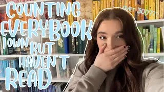 Thumbnail: I counted all my unread books and i'm embarrassed