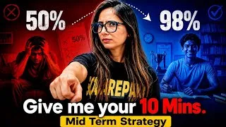Thumbnail: Class 10th | Just 10 Minutes Can Change Your Mid Term Preparation!