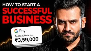 Thumbnail: The Exact Formula to Start a Successful Business That Actually Works | Ashutosh Pratihast