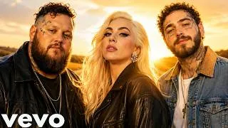 Thumbnail: Jelly Roll, Lady Gaga & Post Malone – If You’re Going Through It, Play This 🖤